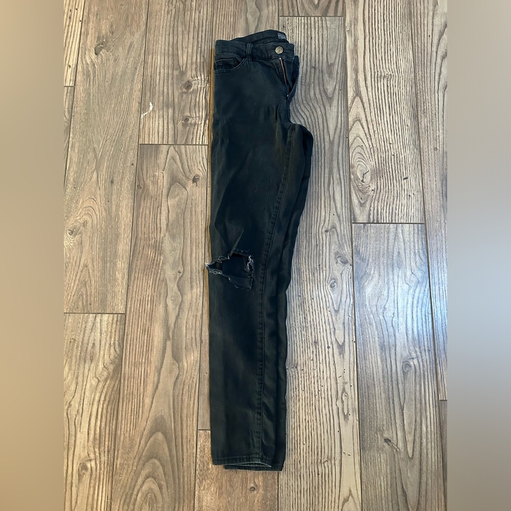Black Topshop skinny jeans